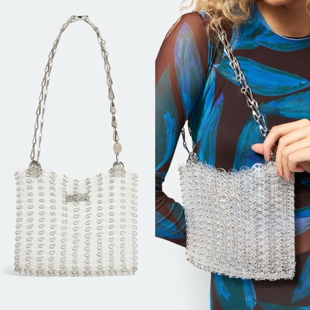 Paco Rabanne 1969 Shoulder Bag in Transparent